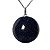 01 Pingente Nlux Cabochão Disco Estrela Pino e Presilha Prata 950 - Imagem 2