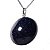 01 Pingente Nlux Cabochão Disco Estrela Pino e Presilha Prata 950 - Imagem 3