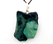 01 Pingente Nlux Chapa Esmeralda Natural Pino Prata 950 - Imagem 3