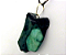 01 Pingente Nlux Chapa Esmeralda Natural Pino Prata 950 - Imagem 1