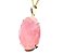 01 Pingente Nlux Cabochão Oval Quartzo Rosa Prata 950 Garra - Imagem 2