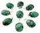01 Pingente Nlux Cabochão Oval Facetado Esmeralda Extra Garra Prata 950 - Imagem 2