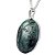 01 Pingente Nlux Cabochão Oval Esmeralda Pino Prata 950 - Imagem 2