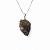 01 Pingente Nlux Pedrinha Bruto Andaluzita Natural Pino Prata 950 - Imagem 3