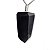 01 Pingente Nlux Masculino Pontinha Obsidiana Negra Montagem Prata 950 - Imagem 5