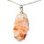 01 Pingente Nlux Chapa Pedra Do Sol Goldstone Bruto Natural Pino Prata 950 - Imagem 3