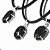 01 Pingente Nlux Cabochão Oval Turmalina Preta 16mm Garra Prata 950 - Imagem 1