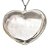 01 Pingente Nlux Pedra Coração Quartzo Cristal Pino Prata 950 - Imagem 3