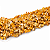 Fio Cascalho Quartzo Laranja Natural Furado 90cm Pra Pulseira - Imagem 3