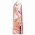01 Ponta Quartzo Rosa Grande Lapidado 20Kg 63cm Classe B - Imagem 8