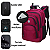 Mochila Masculina Impermeável  Reforçada Para Notebook-Vermelha - Imagem 2