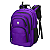 Mochila Bolsa Masculina Executiva Impermeável Notebook Usb Resistente-Roxo - Imagem 1