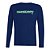CAMISA TERMICA MASCULINA UV50+ | AZUL MARINHO COM VERDE - Imagem 1