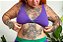 Top Pelô Roxo & Verde Hortelã (dupla face) - Imagem 7