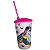 Copo 550 ML Tampa Canudo Label Menina E Unícornio  Ref: 25636 - Imagem 1