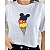 T-shirt Cropped - Mickey Cream - Imagem 2