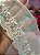 Renda de Organza 8cm/metro BRANCA - Imagem 3