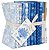 Kit tecidos Tilda something Blue Blenders com 12 estampas em fats de 50cm x 55cm - Imagem 1
