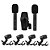 Kit 7 Microfones Para Bateria KMD 207 - KADOSH - Imagem 1