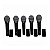 Kit 5 Microfones PRA C5 de Mão - SUPERLUX - Imagem 8