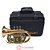 Trompete Pocket Dourado BB (Si Bemol) CPTR-90 - CONDOR - Imagem 1