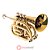 Trompete Pocket Dourado BB (Si Bemol) CPTR-90 - CONDOR - Imagem 3