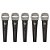 Kit 5 Microfones Profissionais Dinâmico Sv 100 - Shure - Imagem 1