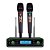Microfone Duplo Profissional De Mão Sem Fio K422m - Kadosh - Imagem 1