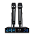 Microfone Sem Fio Uhf Duplo Dylan Qs-5 - Imagem 3