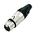 Conector Xlr 3 Vias Fêmea Cs20 Custom Sound - Imagem 1