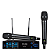 Microfone Sem Fio Uhf Duplo Dylan Qs-5 - Imagem 1