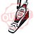 OUTLET - Pedal Duplo de Bateria IRON COBRA HP600DTW - TAMA - Imagem 3