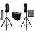 Sistema De Som PA Ativo VERTICAL Com SubWoofer 5019-V - CSR - Imagem 1