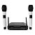 Microfone Duplo Sem Fio Profissional Ls916 Branco - Leson - Imagem 2