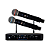 Microfone Sem Fio Duplo Em Uhf, Ref. Tsi-one-uhf - Imagem 2