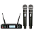 Microfone sem Fio Duplo de Mão com Display Bivolt SK-PRO420 - Skypix - Imagem 1