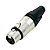 Conector Xlr 3 Vias Fêmea Cs20 Custom Sound - Imagem 1