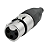 Conector Xlr Linha 3 Polos Femea Sas Lp3f Pr Santo Angelo - Imagem 1