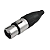 Conector Xlr Linha 3 Polos Femea Sas Lp3f Pr Santo Angelo - Imagem 2