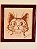 quadro bastidor bordado gato estilo anime sorrindo - Imagem 2
