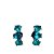 BRINCO EAR CUFF COM ZIRCONIAS VERDES - Imagem 1