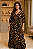 VESTIDO LONGO MANGAS LONGAS ESTAMPADO TONS ANIMAL PRINT - Imagem 2
