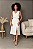 CONJUNTO BLUSA CAVADA DECOTE V E SAIA MIDI FENDA MEIO LATERAL - Imagem 1