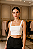 CROPPED ALÇA LARGA ZIPER LATERAL E ELASTICO NAS COSTAS BRANCO - Imagem 2