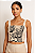 BLUSA LINHO COM BORDADO PRETO - Imagem 1