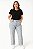 CALÇA JEANS WIDE LEG LAVAGEM CLARA CINTURA ALTA - Imagem 1