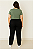 CALÇA JEANS WIDE LEG CARGO PRETA - Imagem 2