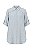 CAMISA MANGA 4/4 LISTRADA AZUL E BRANCA - Imagem 2