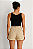 SHORT LINHO COM BOLSO FACA COM LAPELA E BOTAO - Imagem 2