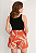 SHORT SAIA ESTAMPADA TERRA COTA DETALHES FOLHAS BEGE - Imagem 2